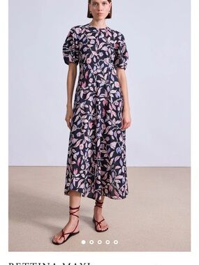 Apiece Apart BETTINA MAXI
Garden Floral Midnight cotton-poplin. Pit to pit 16